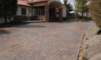 Stamped Concrete Driveway at Christopher Norris Photography