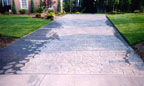 Stamped Concrete Driveway