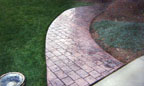 Stamped Concrete Sidewalk