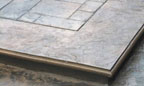 Detail Close-Up of the Stamped Concrete Patio at The Wine Bar in Rocky River